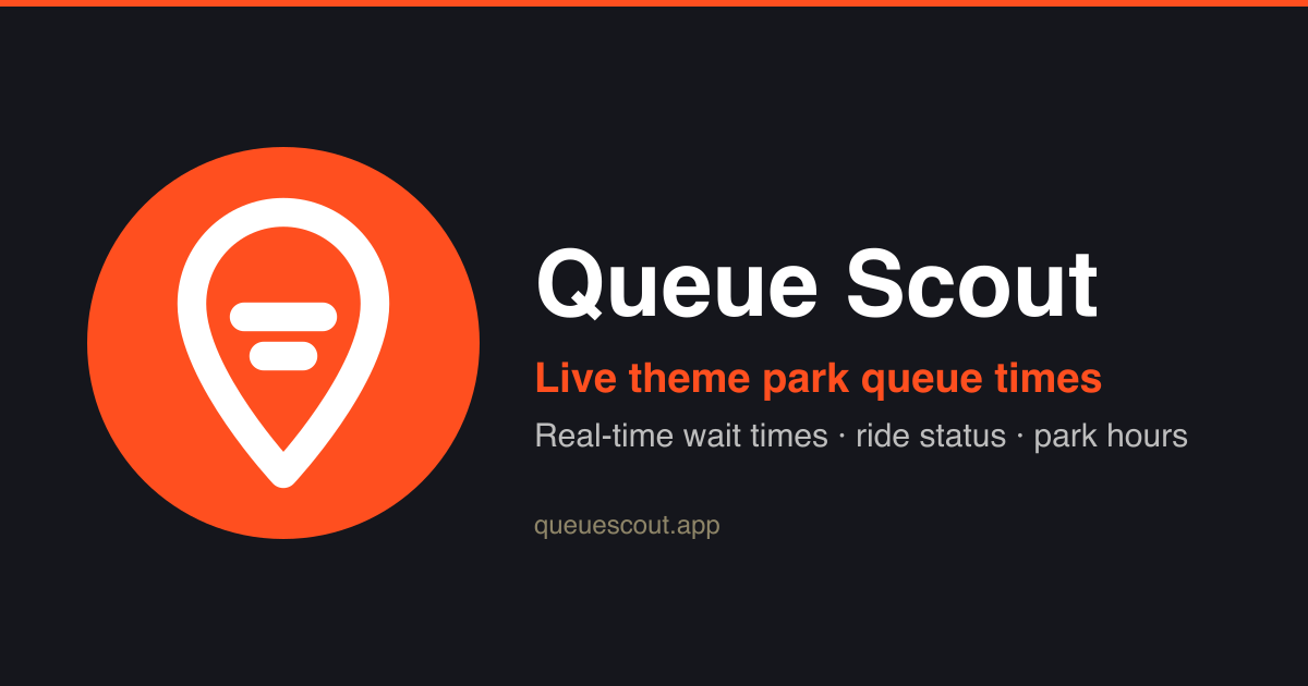 Queue Scout · Live theme park queue times & wait times